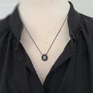 1.43ct ゾイサイトネックレス（バイカラー）